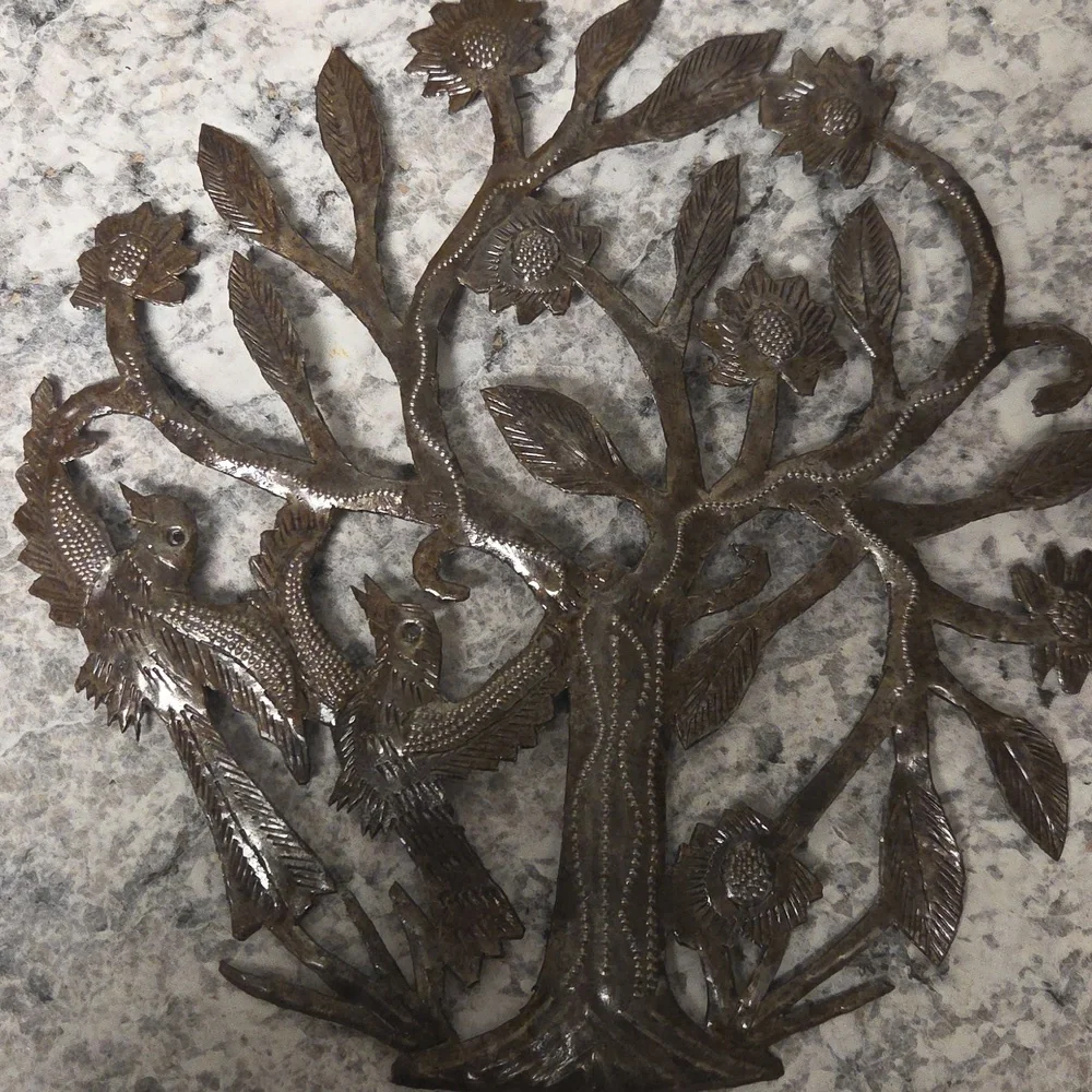 Handmade Tree of Life Metal Wall Art